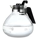 Medelco  12-Cup Glass Stovetop Whistling Kettle