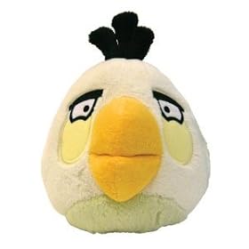 Angry Birds 4 Mini Plush With Sound - White