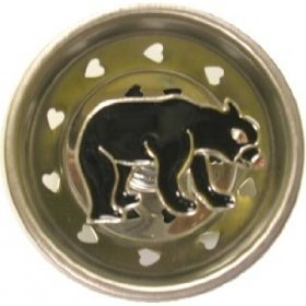 Black Bear LODGE Kitchen Sink STRAINER drain plug stopper home decor by Billy-Joe