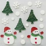 Snowmen Christmas Gel Window Sticker