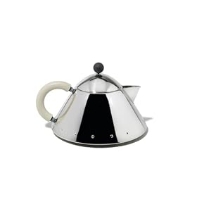 Alessi Teapot, White Ivory (MG33 WI)
