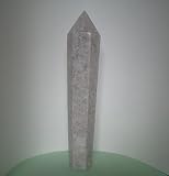 Eigenschaften Stonecrystall  / pearl white, Steinkristall aus Granit, 60cm Höhe