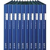 コクヨ　クリヤーブック（替紙式１０冊パック）　Ａ４縦　替紙式１５枚ポケット３０穴　青 　CﾋﾞTP-CB-815NBX10の画像