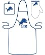 Detroit Lions Grilling Apron Set - Football Sports Merchandise