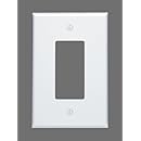 Leviton 88601 1-Gang Decora GFCI Device Decora, Wallplate, Oversized, Thermoset, Device Mount, White