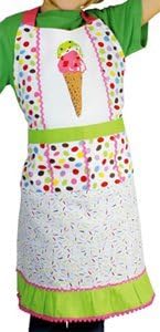 Mukitchen 6001-1202 Double Delight Mu Apron, Mini, Pink