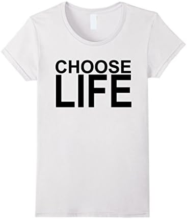 Women's Choose Life Wham Vintage Retro 80s Party Hipster T-Shirt XL White