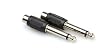 Hosa GPR101 RCA To 1/4 TS Adaptor 2 Pack