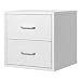 Foremost 327401 Modular 2-Drawer Cube Storage System, White