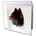   - Dogs Pomeranian - Black Pomeranian - Greeting Cards-12 Greeting Cards with envelopes