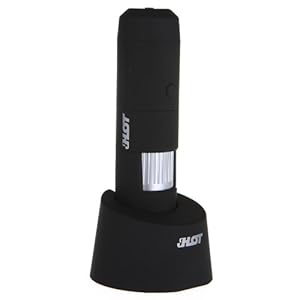 TOMTOP Wireless 2.4GHz 200X 8LED USB Digital Microscope Endoscope Magnifier EU Plug,Corresponding US Converter