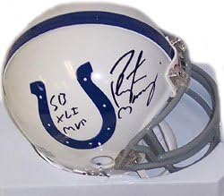 Peyton Manning Colts Mini Helmet SB MVP