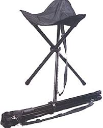 Black Collapsible Stool