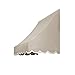 Awntech 8-Feet Nantucket Window/Entry Awning, 56-Inch Height by 48-Inch Diameter, Linen