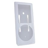 Silicone Skin Case w/ Belt Clip for Samsung YP-T10, Clear White