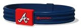 Phiten MLB Authentic Bracelet, Atlanta Braves, Large (7.5 Inches)