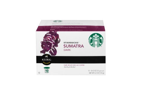 Starbucks Sumatra Dark Roast K Cups 10 Pack