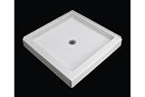 Sterling 72051100-0 Intrigue Shower Receptor Only Square 39 x 39 White