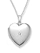 Sterling Silver Diamond Accent Heart Locket, 20"