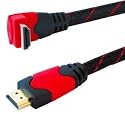 Very High Quality 1080p 90 degree (Right Angle) HDMI Cable Lead 3 m braided