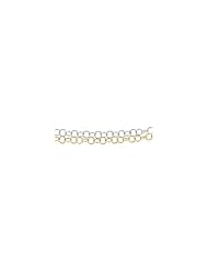 14K Yellow Gold - 6.25 mm Two Tone Ring Chain