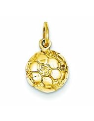 14K Gold Soccer Ball Charm