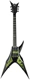DBZ Guitars Bird of Prey GX Electric Guitar, Radioactive