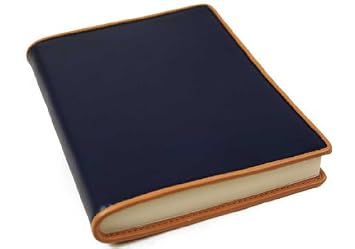 Cortona Navy Handmade Italian Leather Journal (12cm x 17cm)