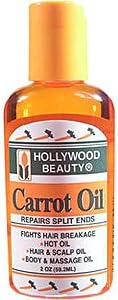 HOLLYWOOD Beauty Carrot Oil Repairs Split Ends 2oz/59.2ml