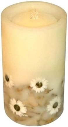 Aquaflame New Sunflower 8.5" LED Flameless Candle &amp; Water Fountain