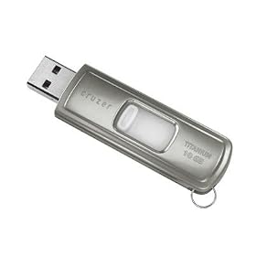 SanDisk SDCZ7-016G-A11 16GB Ultra Cruzer Titanium Drive (Silver)