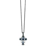 Fall Fashion Crosses Montana Tone Pendant Necklace