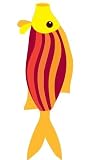 Sunny Surfer Fish Windsock