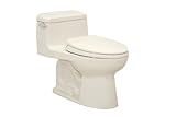 TOTO MS864114E-12 Eco Supreme Elongated One Piece Toilet with Soft Close Seat, Sedona Beige