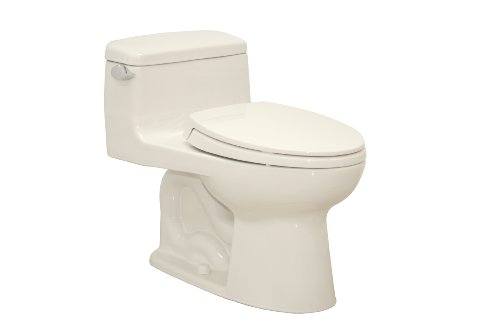 TOTO MS864114E-12 Eco Supreme Elongated One Piece Toilet with Soft Close Seat, Sedona Beige