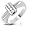 Forzieri 18K White Gold Diamond Ring USA 4 | UK H | IT 7