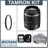 Tamron 55-200mm f/4.0-5.6 DI-II LD Macro Ultra Compact AF Lens Kit. for Nikon Digital SLRs - USA Warranty -. with Tiffen 52mm UV Filter, Lens Cap Leash, Professional Lens Cleaning Kit