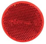 Imperial 81790 Round Adhesive Reflector 2-3/16 - Red (Pack of 10)