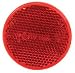 Imperial 81790 Round Adhesive Reflector 2-3/16 - Red (Pack of 10)