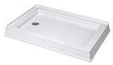 DreamLine QUAD 36 x 60 Double Threshold Shower BaseLeft Hand Drain Base