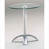 IMAGE OF Axis Contemporary End Table Metal Finish: Black