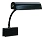 House of Troy Black Felt Lined Clip-On Gooseneck Piano Lamp