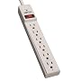 Tripp Lite TLP604 6-Outlet Surge Protector (720 Joules, 4ft Cord)