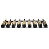 VintageView 9 Bottle Presentation Wine Rack (Dark Green