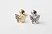 Cz Butterfly Tragus Earring,upper Piercing,11P-00058 (gold)