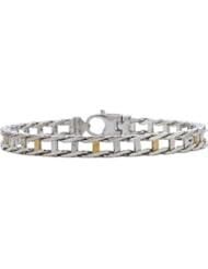 Sterling Silver Railroad Link Bracelet