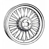 AMERICAN WIRE WHEEL 16X5 R. 100 SPK CUST 01650100R184 CLOSEOUT-no return