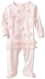 Biscotti Baby-Girls Newborn Butterfly Footie, Pink, 3 Months