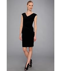 Sleeveless Velvet Knee Length Party Dress 