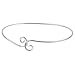 Sterling Silver Swirl Locking Bracelet